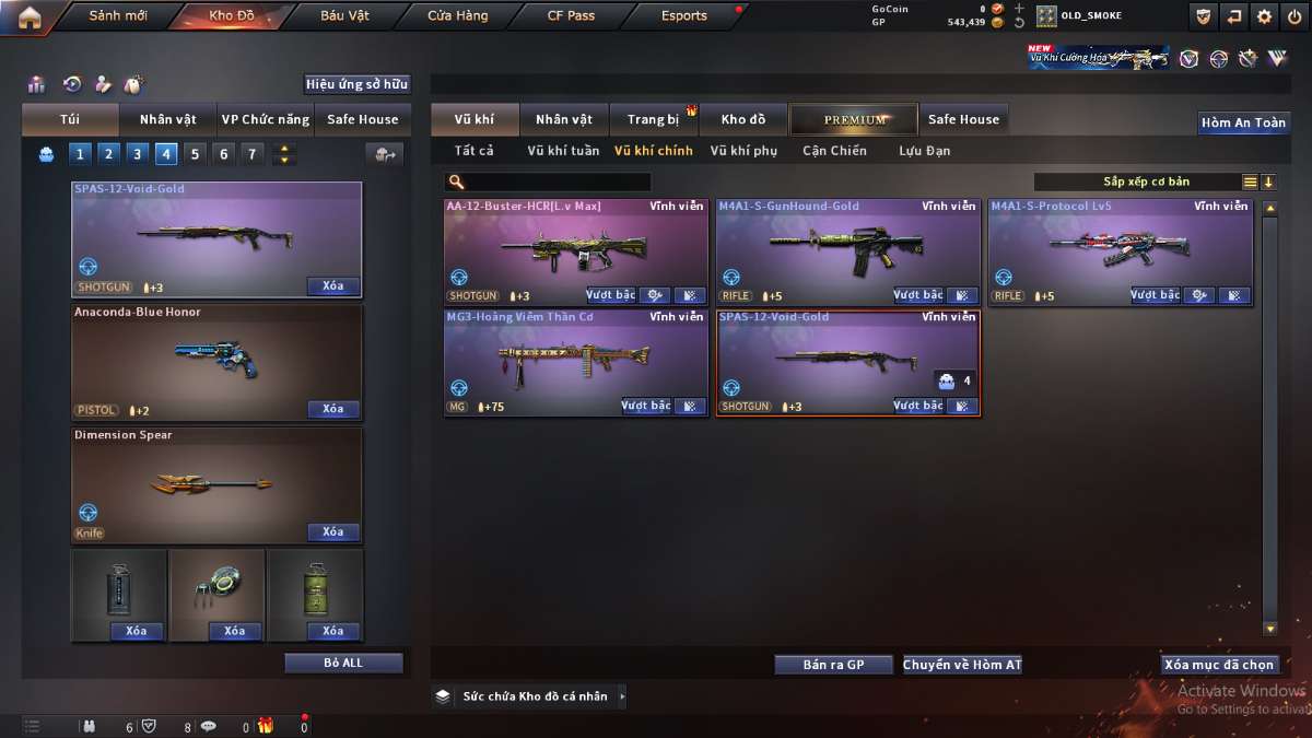 shop acc cf uy tin gia re